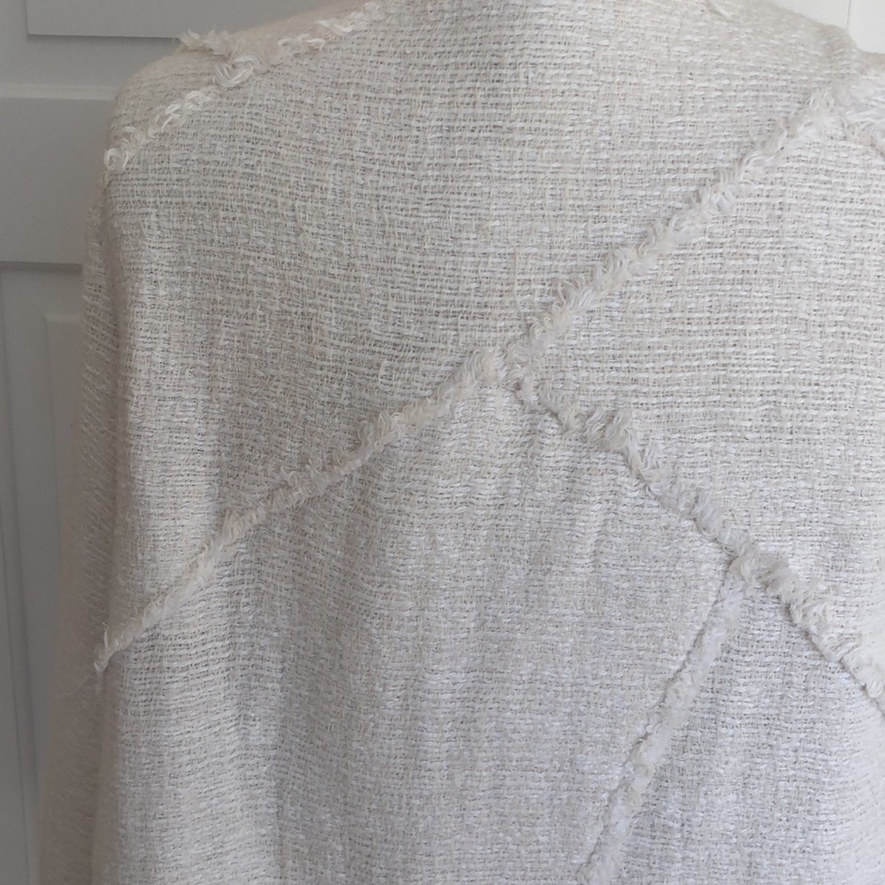 10 Crosby Derek Lam White Distressed Jacket 8 - Picture 7 of 11